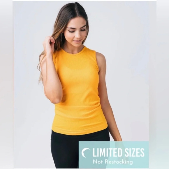 Zyia Active Sunset Parallel Ribbed Tank - Picture 1 of 5